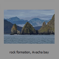 rock formation, Avacha bay